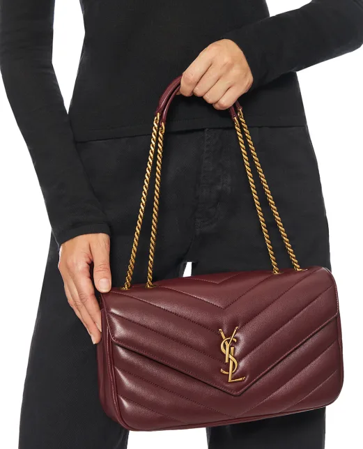 Saint Laurent Сумка зі шкіри Loulou Medium - Артикул: 801439-AAEAX