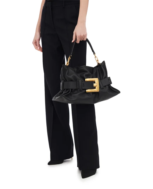 Balmain Шкіряна сумка Anthem Medium - Артикул: EN0KK990LMXL