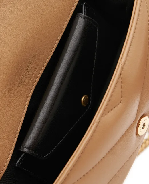 Saint Laurent Кожаная сумка Loulou - Артикул: 821749-AAEAX