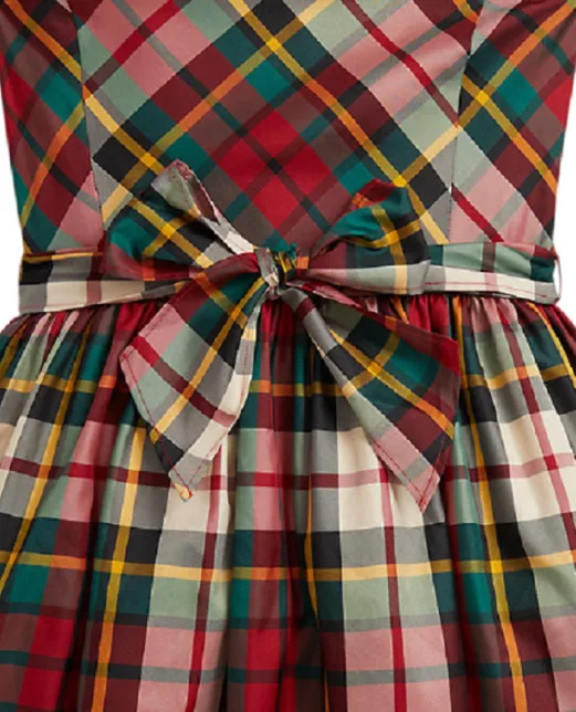 Polo Ralph Lauren Дитяча сукня з картатої тафти - Артикул: 313980345001