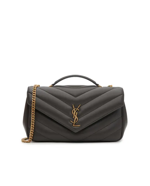 Saint Laurent Сумка LOULOU Medium зі шкіри ягняти - Артикул: 801439-AAEAX