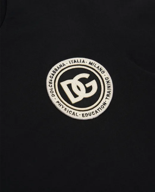 Dolce&Gabbana Детская футболка с аппликацией - Артикул: L4JTHU-G7P1P-S