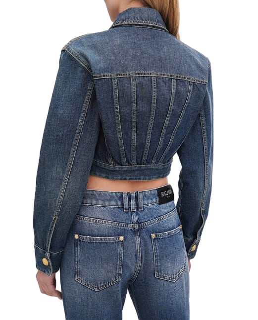 Balmain Джинсова куртка - Артикул: EF1TC180DF65