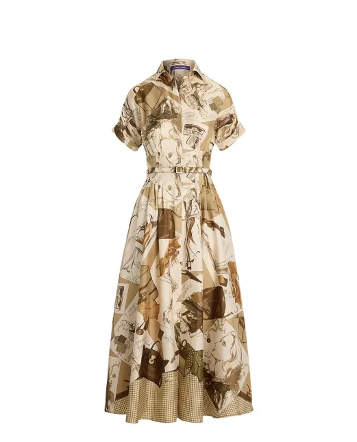 Ralph Lauren Collection Сукня Donatella Diary-Print - Артикул: 290P00357001