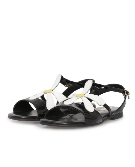 Dolce&Gabbana Детские лаковые сандалии - Артикул: D10456-A7932-M