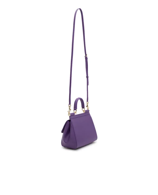 Dolce&Gabbana Шкіряна сумка Sicily Medium - Артикул: BB6003-B1001