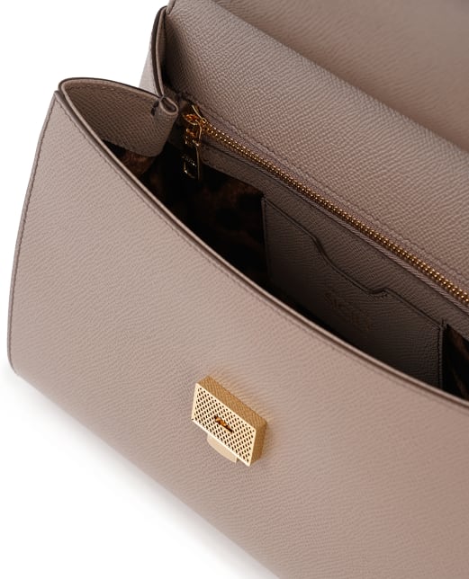 Dolce&Gabbana Кожаная сумка Sicily Large - Артикул: BB6002-B1001
