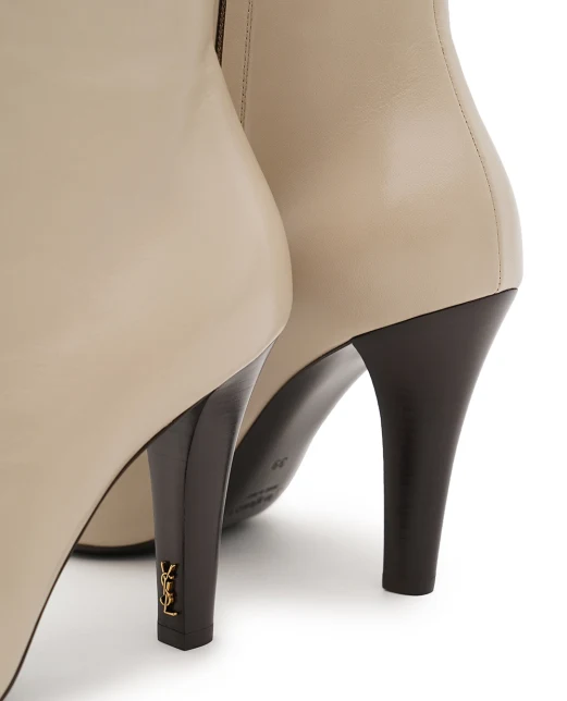 Saint Laurent Чоботи JILL із гладкої шкіри - Артикул: 839843-AAE7L