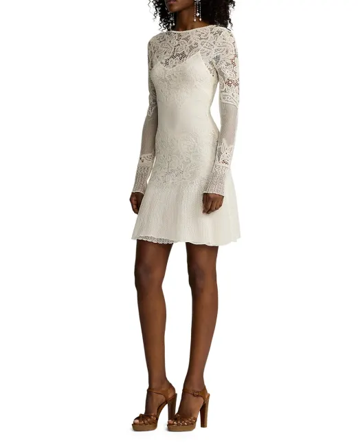 Ralph Lauren Collection Платье из шелкового кружева - Артикул: 290970610001