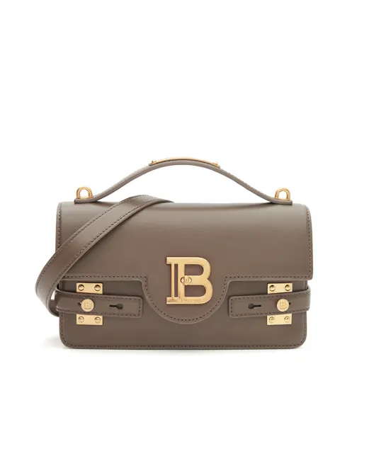 Balmain Кожаная сумка B-Buzz 24 - Артикул: FN1DA828LSLX
