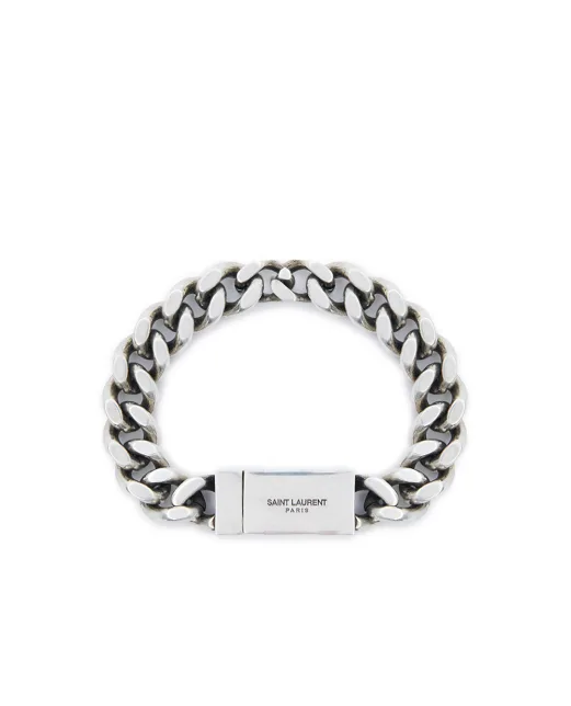Saint Laurent Браслет-ланцюжок з переплетеним візерунком - Артикул: 731208-Y1500