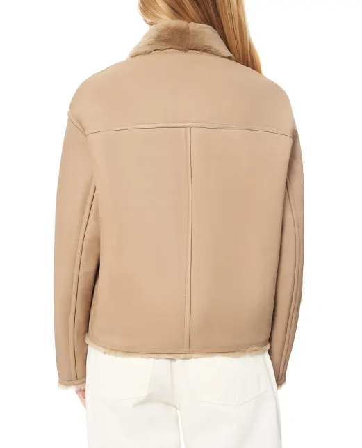 Yves Salomon Дублянка двостороння з овчини - Артикул: 26WYV62962MESI