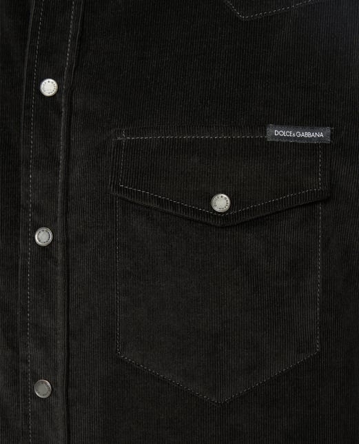 Dolce&Gabbana Сорочка з вельвету - Артикул: G5MA1T-GJ589