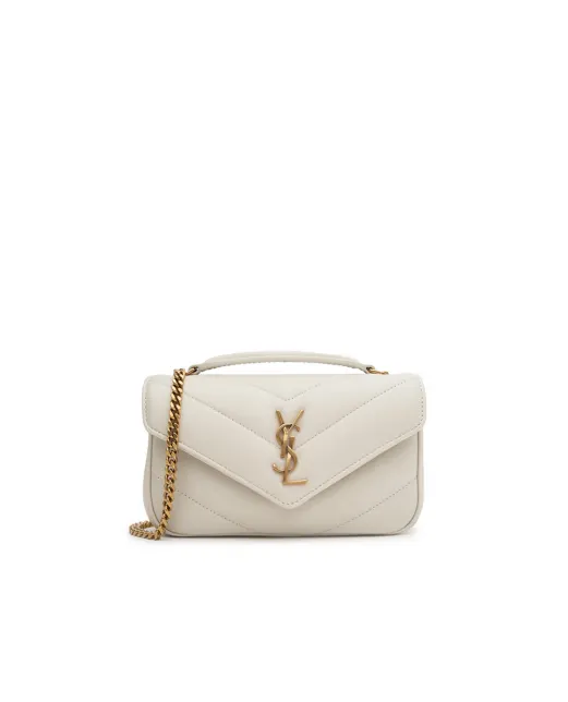 Saint Laurent Сумка зі шкіри Loulou Mini - Артикул: 821749-AAEAX