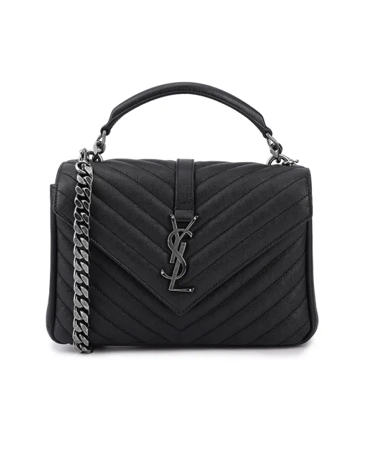 Saint Laurent Кожаная сумка College Medium - Артикул: 600279-BRM04