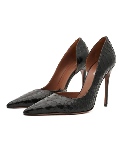 Paris Texas Туфли Vera с тиснением под кожу питона - Артикул: PX1854-XPTAC