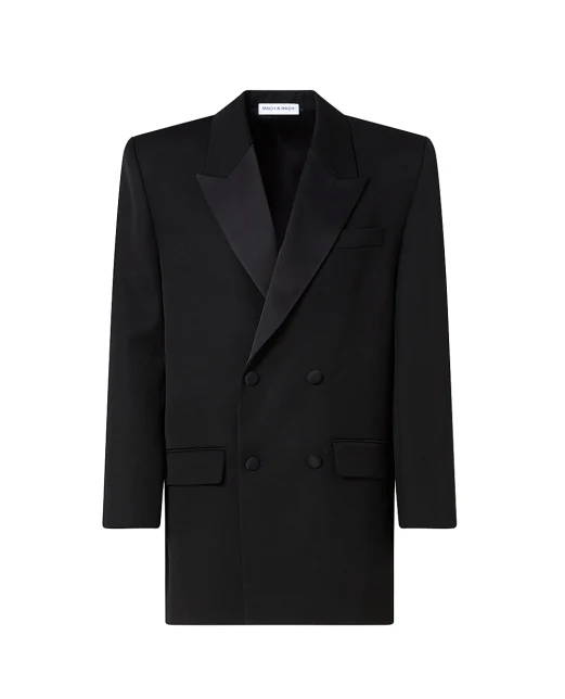 Mach&Mach Жакет из шерсти - Артикул: PF25-CB410-WO01-BLK