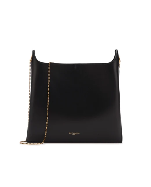 Saint Laurent Кожаная сумка Flat - Артикул: 804483-AADQH