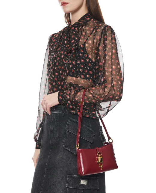 Dolce&Gabbana Сумка на плече Lock з телячої шкіри - Артикул: BB7891-AZ000