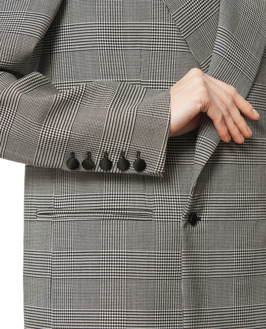 Balmain Жакет із жакарду Принц Уельський - Артикул: GF1SI660WD31