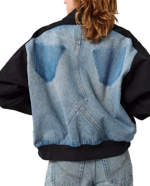 Stella McCartney Куртка джинсовая в стиле Patchwork - Артикул: 6D04483SQH49