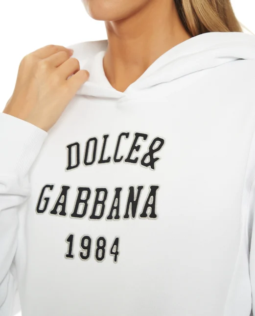 Dolce&Gabbana Худі з вишивкою - Артикул: F9S48Z-GDDBA