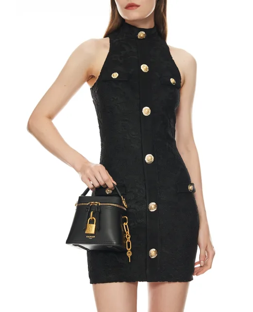 Balmain Сумка Pulse Vanity зі шкіри - Артикул: FN1BH004LORL