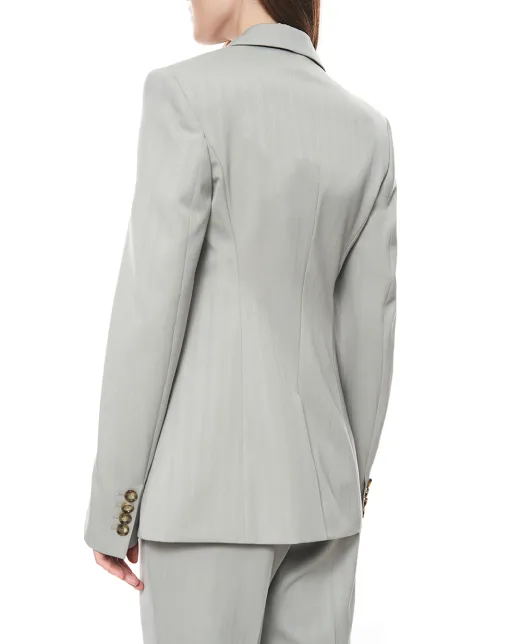 Stella McCartney Блейзер однобортный из шерсти - Артикул: 6501373HU705