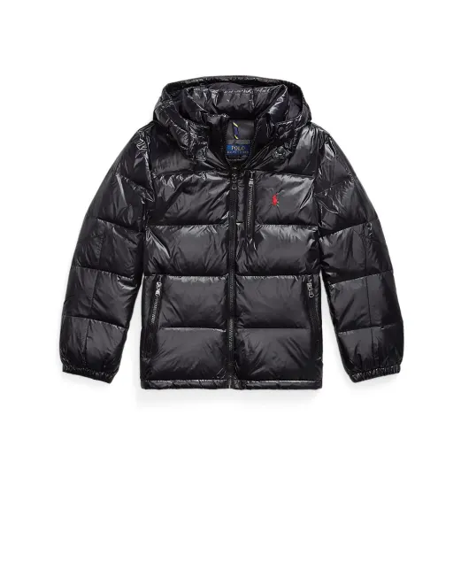 Polo Ralph Lauren Дитяча глянсова пухова куртка - Артикул: 323978459001