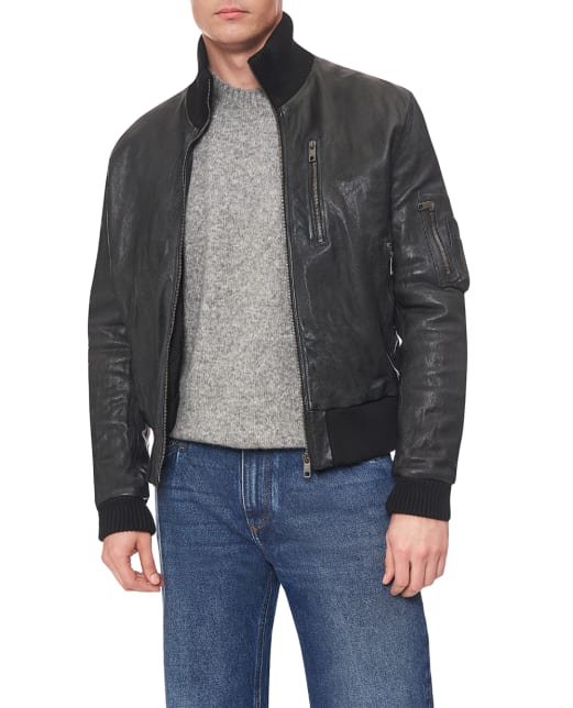 Dolce&Gabbana Куртка зі шкіри - Артикул: G9BQOL-HULXI