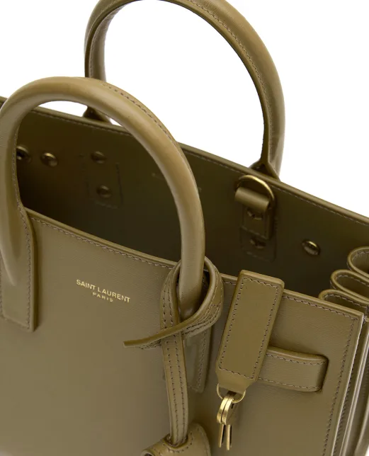 Saint Laurent Кожаная сумка Sac de Jour - Артикул: 392035-02G9W