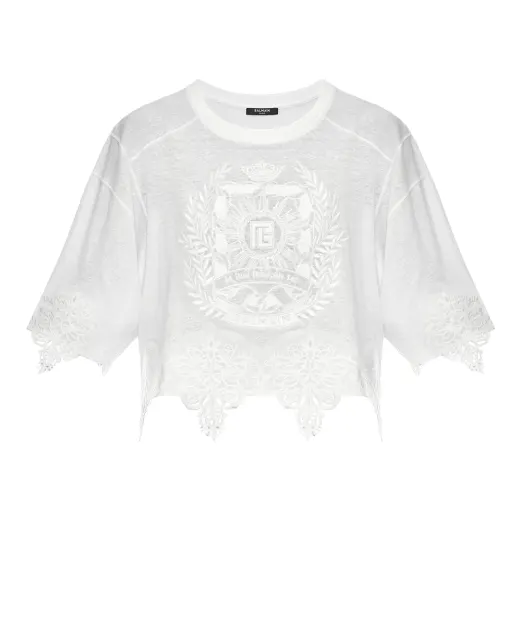 Balmain Топ із льону - Артикул: FF1EE130BD05