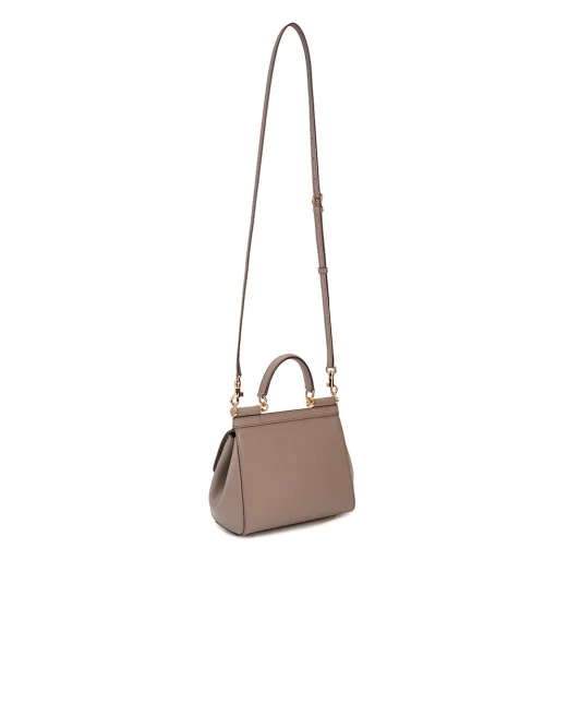 Dolce&Gabbana Кожаная сумка Sicily Medium - Артикул: BB6003-B1001
