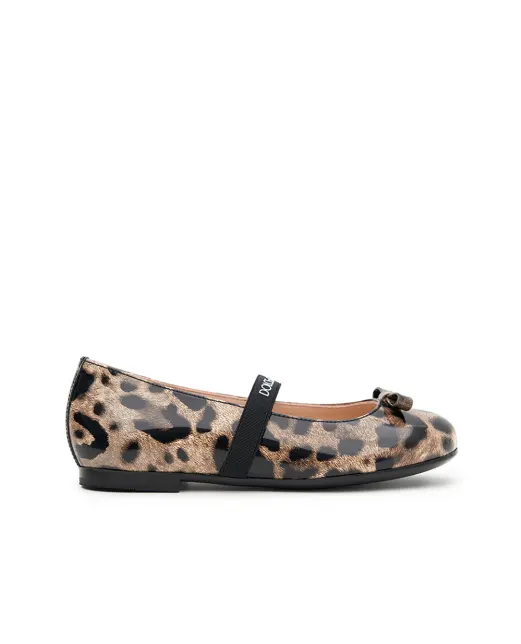 Dolce&Gabbana Балетки з блискучої телячої шкіри - Артикул: D11294-AM568-M