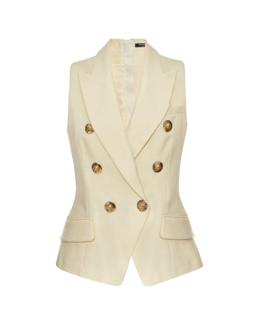 Balmain Жакардовий жилет - Артикул: FF1AG740VI29