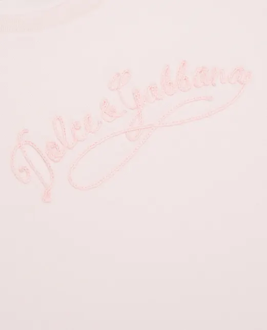 Dolce&Gabbana Дитяча футболка з вишивкою - Артикул: L5JTNK-G7PYF-S