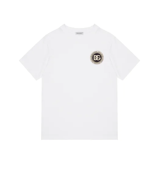 Dolce&Gabbana Дитяча футболка з аплікацією - Артикул: L4JTHU-G7P1P-S