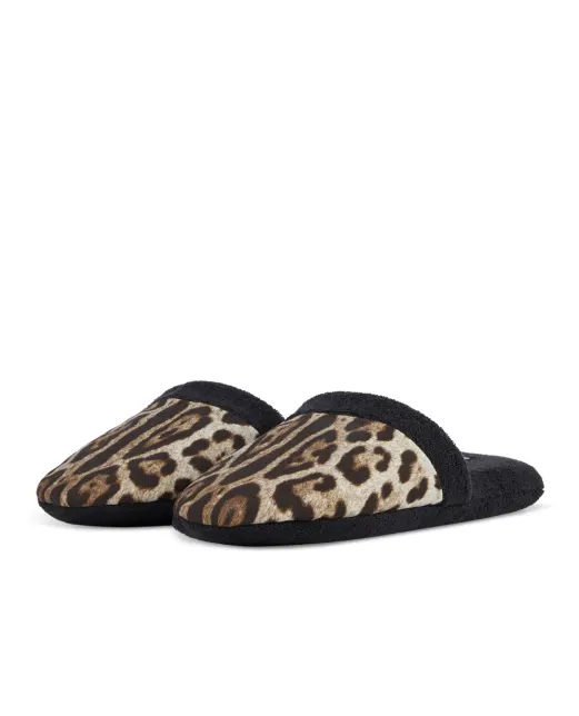 Dolce&Gabbana Тапочки з махрової бавовни - Артикул: TCF001-TCAGW