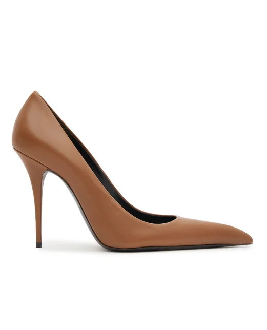 Saint Laurent Кожаные лодочки Élysée - Артикул: 833447-AADF0