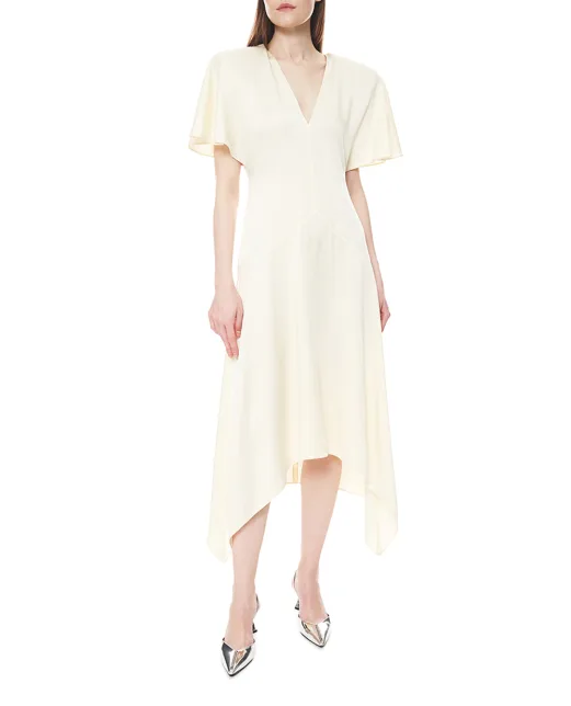 Stella McCartney Платье атласное миди - Артикул: 6A06573FU302