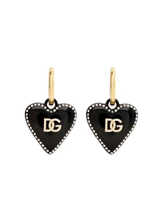 Dolce&Gabbana Сережки у формі серця - Артикул: WER6I1-W1111