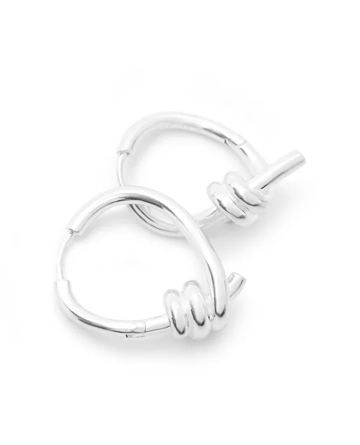 Completedworks Сережки з переробленого срібла - Артикул: V032-silver