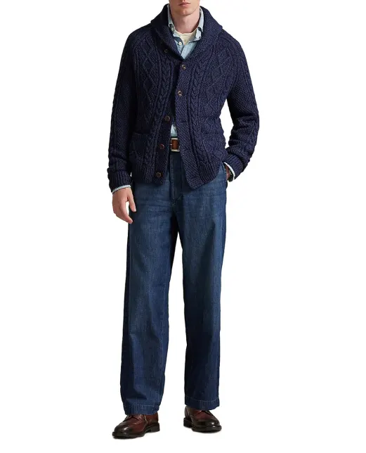 Polo Ralph Lauren Кардиган с арановым воротом - Артикул: 710P02704001