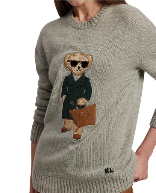 Ralph Lauren Collection Светр з кашеміру Polo Bear - Артикул: 290981645001