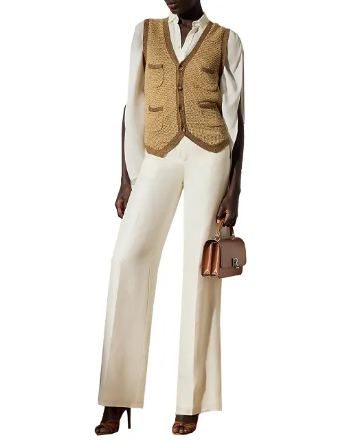 Ralph Lauren Collection Шелковые брюки - Артикул: 290966337001