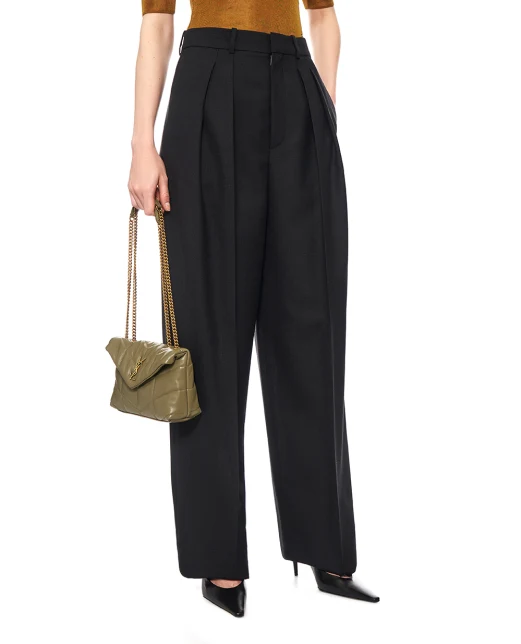 Saint Laurent Вовняні штани - Артикул: 834634-Y5K32