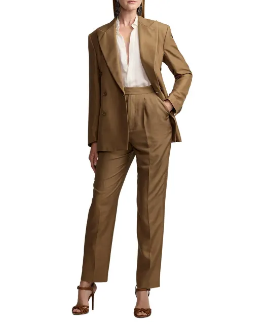 Ralph Lauren Collection Шелковые брюки - Артикул: 290966345001