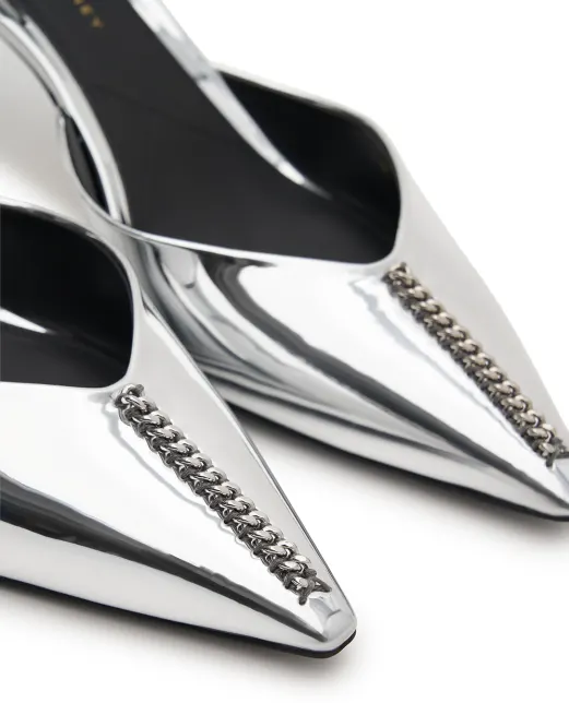 Stella McCartney Туфли-слингбэки Elsa лакированные - Артикул: 810604E00269