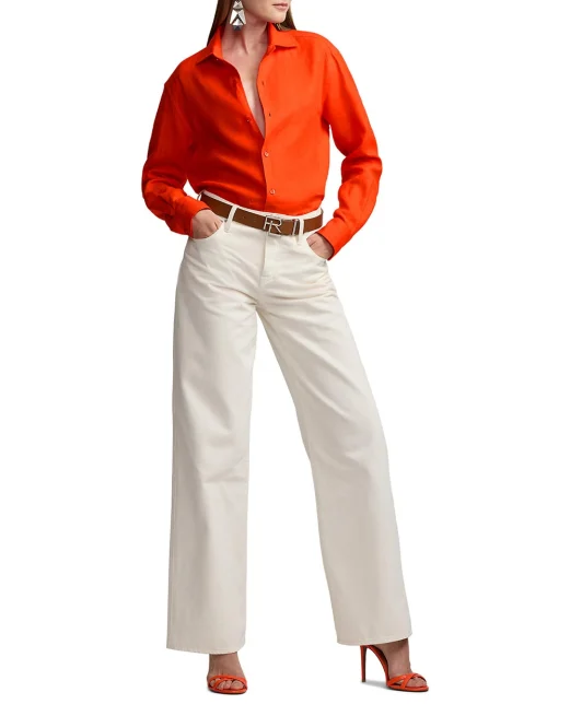 Ralph Lauren Collection Льняная рубашка - Артикул: 290966481001