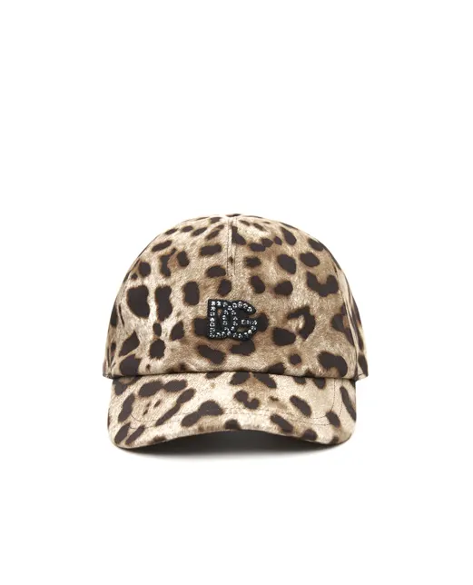 Dolce&Gabbana Детская кепка с леопардовым принтом - Артикул: LB4H52-FSFAG